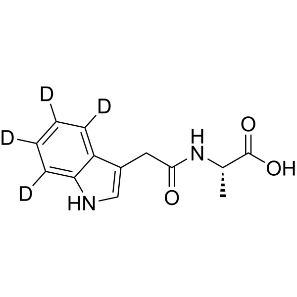 N-(3-Indolylacetyl)-L-alanine-d4